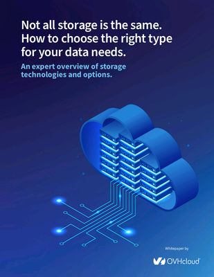 Storage white paper cover